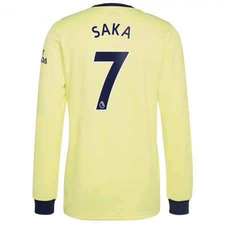 Maillot de Foot Arsenal Bukayo Saka 7 Exterieur 2021/22 ML